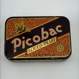 Vintage Picobac Sliced Plug Tin